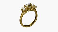 Gold Diamond Ring Jewelry 06