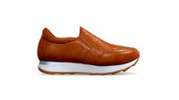 Mocasines Plataforma Zipa De Cuero Mujer Miel