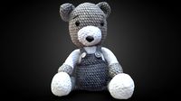 Handmade crotchet teddy bear