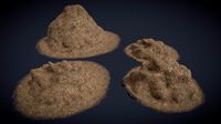 Wood Chip Piles