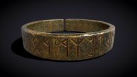 Gold Viking Rune Ring