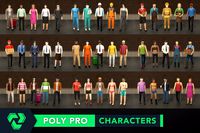 Poly Pro Characters - Low Poly Assets