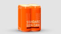 Four Shrink Film Soda Can 500ml