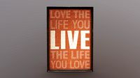 Painting with a Saying