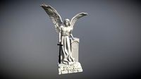 Estatua El ángel exterminador para impresión 3D