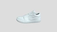Air Jordan 1 Low 纯白 女款_AO9944-111