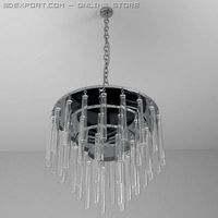 Contemporary chandelier 3D Model