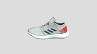 adidas Pureboost Go 白灰 红网格_B37805