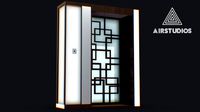 Japanese Inspired Doorway