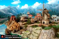 Modular Medieval Village MegaPack