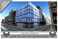 Fake Ultra Low Poly City and Building