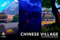Stylized Chinese Village - Vibrant URP Assetpack