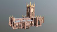 St Laurence's Church, Ludlow Low Poly