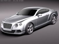 Bentley Continental GT 2012 midpoly 3D Model