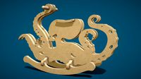 Dondolo - Rocking chair (Octopus) - C. Bolimond