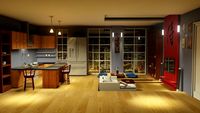 Modern Chinese Style Interior 3D Model
