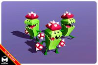 Cactus Monster Toon Humanoid Series