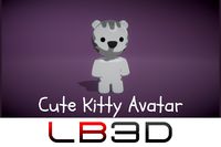 Cute Kitty Avatar - VRChat Compatible