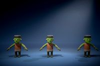 Frankenstein Level 1 - Character + Animations