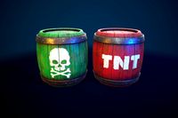 Poison and Dynamite Barrels