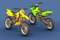 Low-Poly Motorcycle # 9