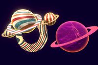 Abstract Retro Shaders & 3D Props