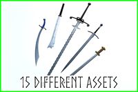 Weapons Series - Swords 1 - Mini Pack