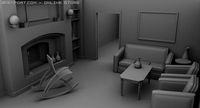 Drawing room 3D Model
