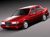 Volvo 850 Sedan EU 1991 to 1997 3D Model