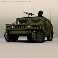 Hummer green 3D Model