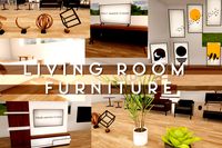 Living Room Furniture (With Adjustable Doors)