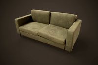 Shabby old sofa