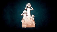 Three wise monkeys