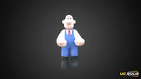 [Game-Ready] Cartoon Chracter Wallace Figure