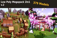 Low Poly Megapacks 2in1 v2