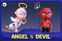 Angel and Devil with Animations