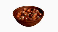 Hazelnuts in a bowl