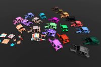 Abandoned Car's 2 in 1 Pack (3D)