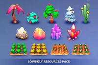 Lowpoly Resources Pack