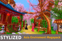 Stylized Asia Enviroment Megapack