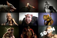 Horror humanoids characters pack