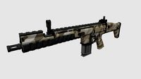 Low Poly SCAR H