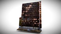 Wall tile weathered