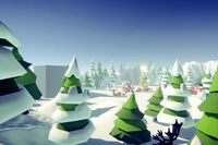 XOONOBE - Low Poly Santa Clause Props