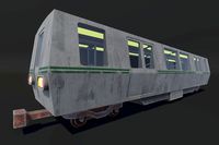 Gritty Subway Car