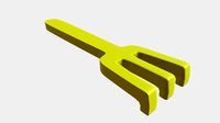 Beach rake toy