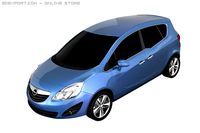 Opel Meriva 2011 3D Model