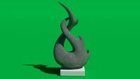 Fire sculpture 3D Model