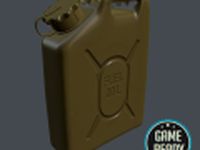 Military Fuel Can 20L-5Gal 3D Model
