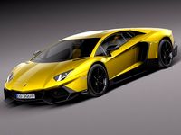 Lamborghini Aventador LP7204 50th Anniversary 201 3D Model